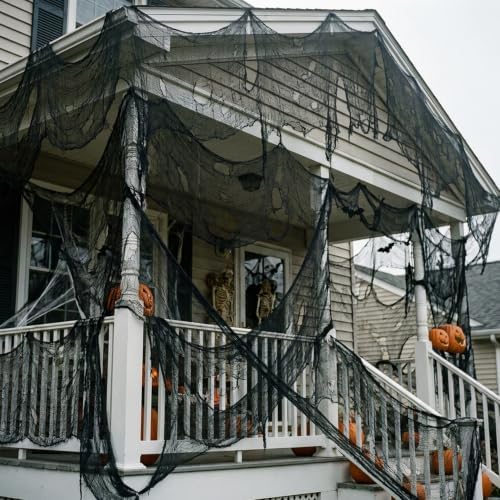 Tlswshsy 500'' x 39''Large Halloween Creepy Cloth, Spooky Gauze Decoration