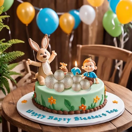 ASTARON 20 Pcs Champagne Balls Cake Topper Decorations for Birthday Cake