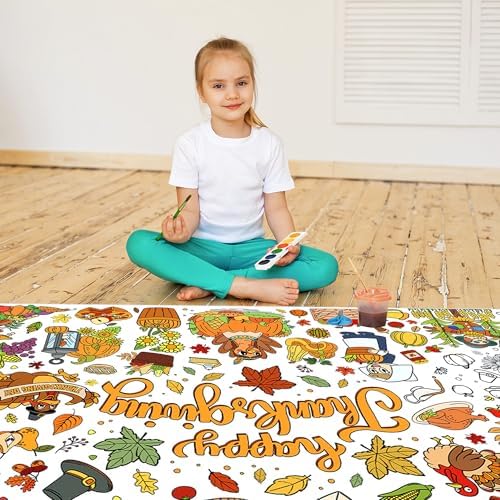 BCCSNNM Thanksgiving Giant Coloring Poster, 31.5 x 72 Inch