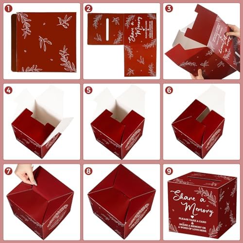 Pajean 50 Share a Memory Cards and Box, Red, Special