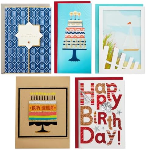 Hallmark All Occasion Handmade Boxed Set of Assorted Greeting Cards with Card Organizer (Pack of 24)—Birthday, Baby, Wedding, Sympathy, Thinking of You, Thank You, Blank
