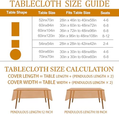 Mushroom Tablecloth 60x120 Inch Rectangle, Farmhouse Mushroom Forest Decorations for Home Table Cloth, Black Seasonal Decor Tablecloths Polyester for Picnic Party Dinner