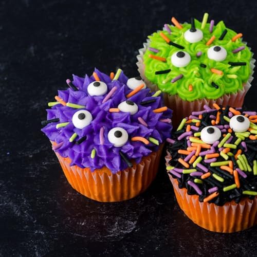Sweets Indeed Dye Free Candy Eyeballs, 1 cm Edible Eyes, 200 Count, 2.92 oz