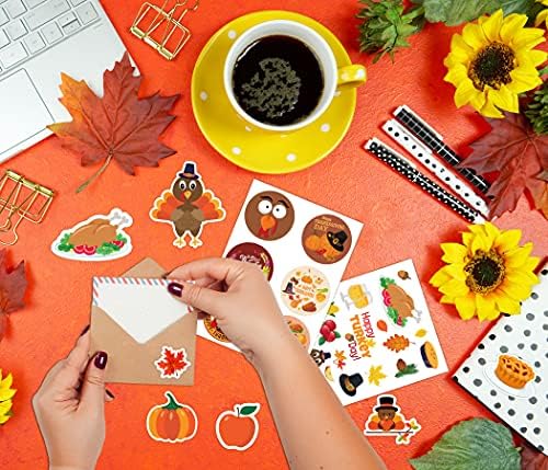 Thanksgiving Stickers for Kids, Fall Stickers Thanksgiving Turkey Stickers