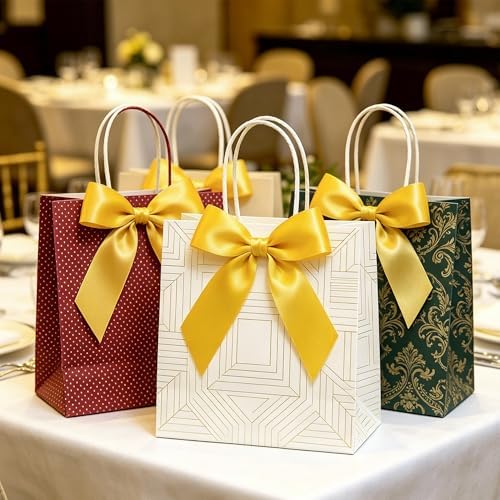 30Yards 1In Yellow Satin Ribbon for Flower Bouquet Wedding Birthday Party