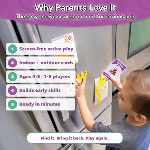 Gotrovo Active Kids Scavenger Hunt Game - Ages 4-8