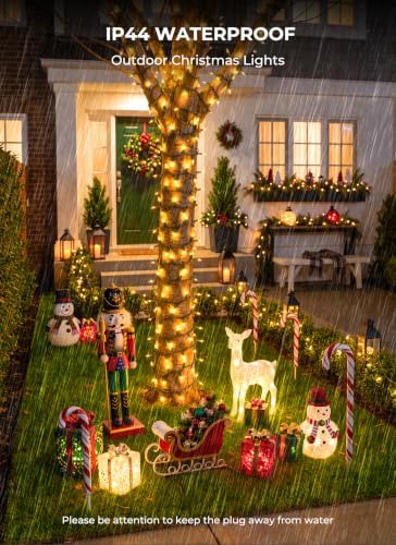 LED Christmas Lights Indoor Outdoor, 99FT 300 Count Mini String Lights