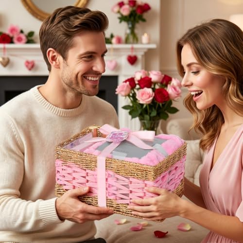 Gifts for Women, 35 Pcs Rose Home Spa Gifts Basket, Get Well Soon Gifts Set