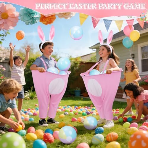 Easter Games for Kids, Funny Bunny Pants Tossing Game, Ages 4–8