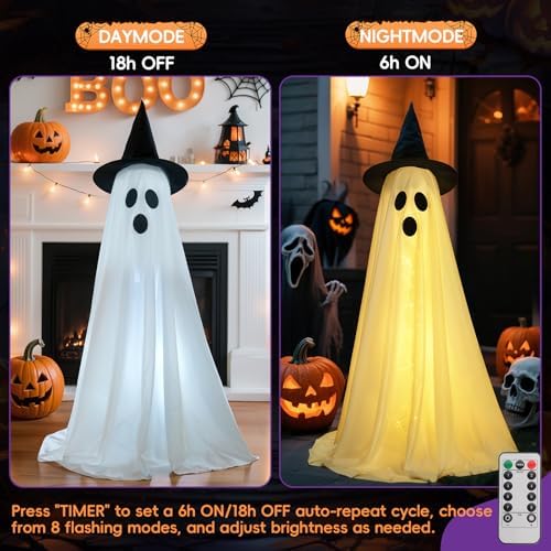2Pcs Halloween Decorations Outdoor, Ghost Halloween Party Decoration Indoor