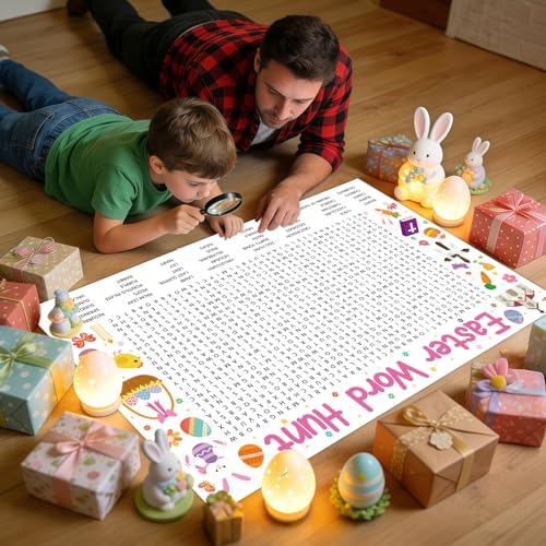 Giant Easter Word Search Game for Family Office Large Group Party Supply