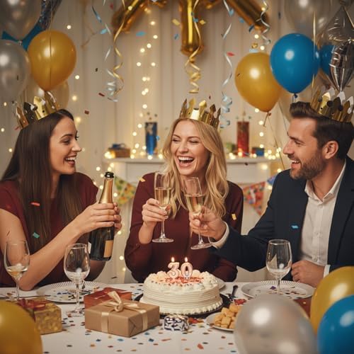 100 Pcs Gold Paper Crowns for Birthday Party, Bulk Classic Gold Foil Crown Hats for Adults & Little People, Party Favors for Wedding, Celebration