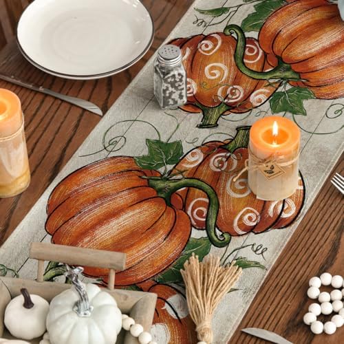 Artoid Mode 210 GSM Fall Table Runner Home Party Decor 13x48 Inch