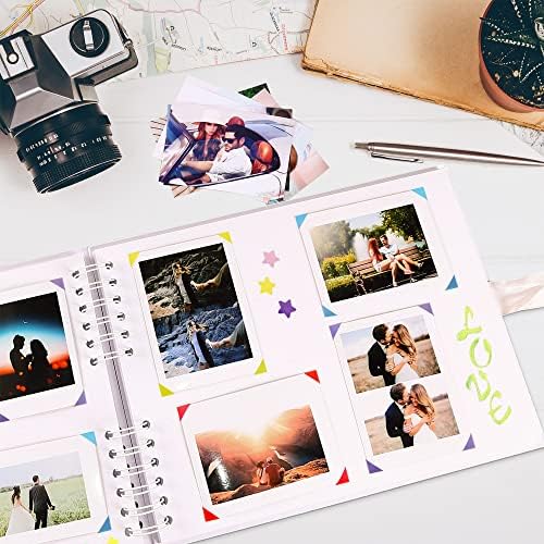 Vienrose Scrapbook Album 80 Pages 11x8 Inch Black