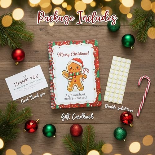 Christmas Gift Card Book, Stocking Stuffers for Teens Teen Girls Teen Boys
