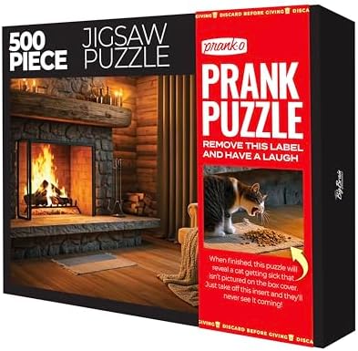 Prank-O 500-Piece Puzzles, Hidden Image (Warm Solitude)