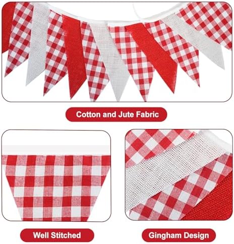 G2PLUS 32Ft Triangle Bunting Banner Pennant Garland Hanging Decorations