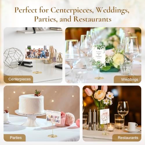 25-Pack Table Number Holders - Place Card Holders