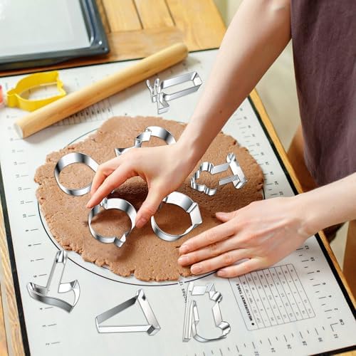 9 Firefighter Cookie Cutters Stainless Steel Fire Truck Fireman Party Molds