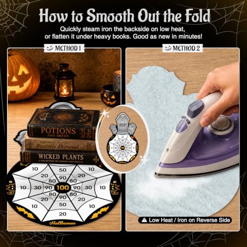 Halloween Games, Halloween Party Supplies Dart Board with 12 Sticky Balls