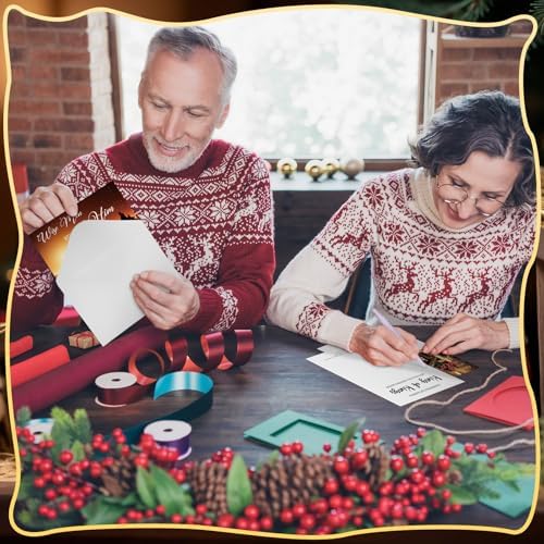Eersida 100 Pcs Christian Christmas Cards Envelopes, Classic Style