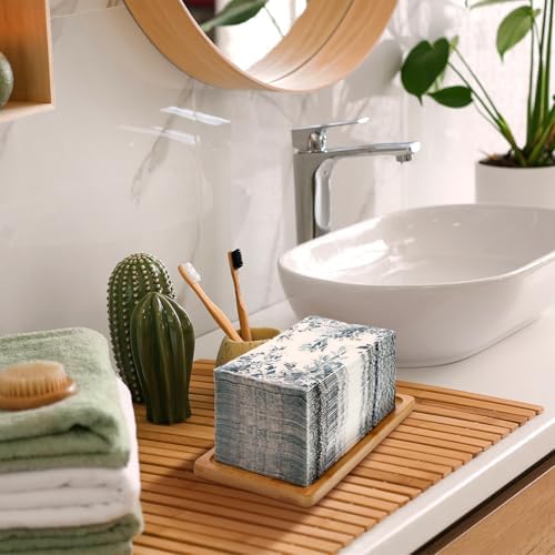 Seajan 200 Pcs Eucalyptus Napkins Paper Disposable Hand Towel for Bathroom