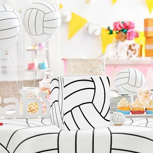 Volleyball Card Box Sports Party Favors Post Box Cardboard Receiving Money Holder for Volleyball Theme Wedding Reception, Baby Showers, Anniversary, Birthday Party, Table Centerpiece Decorations