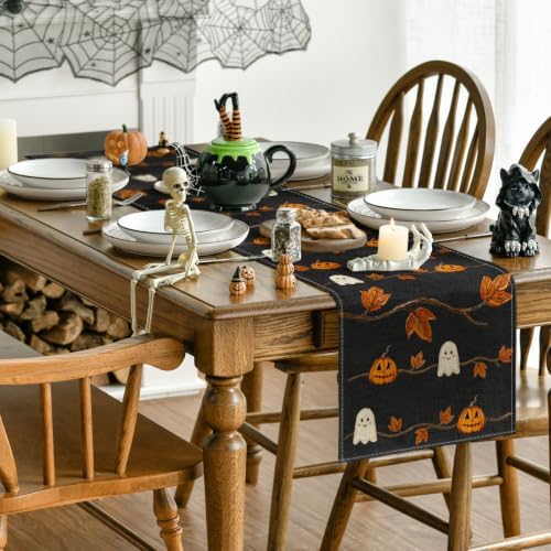 Artoid Mode 210 GSM Halloween Table Runner Home Party Decor 13x60 Inch