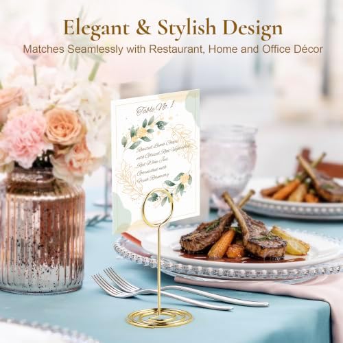25-Pack Table Number Holders - Place Card Holders