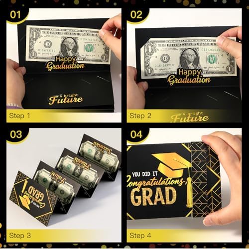 Crafterlife Graduation Money Holder Card Booklet for Graduation Gifts