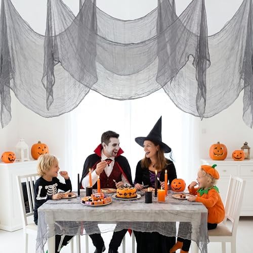 500"x39" Large Halloween Scary Gauze, Spooky Cloth Party Decoration