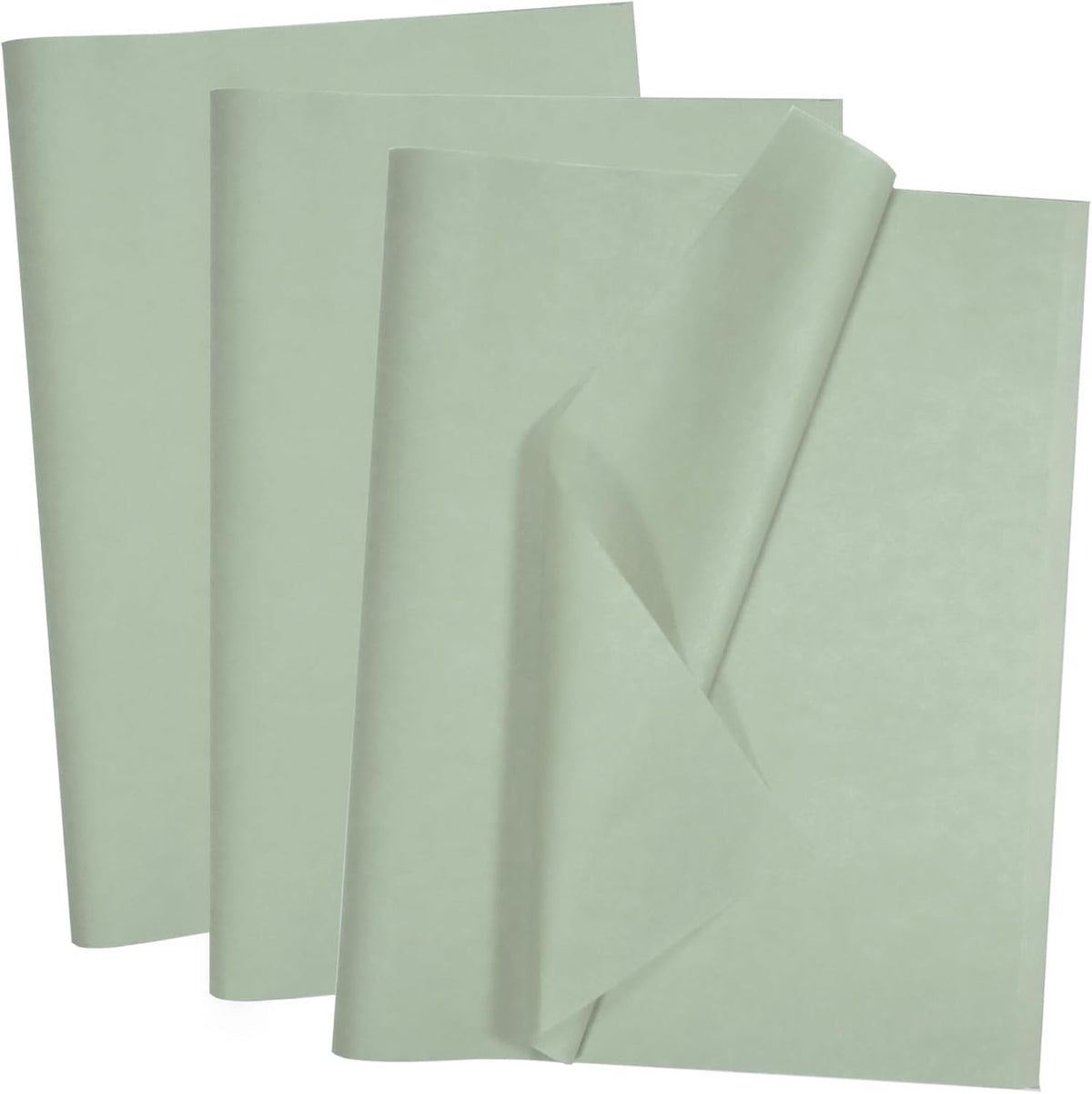 100 Sheets Sage Green Tissue Paper 14 x 20 Inches Sage Green Wrapping Paper Bulk for Weddings Birthday DIY Project Christmas