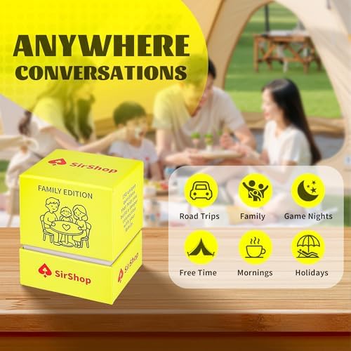 Family Conversation Cards 150 PC, Meaningful Family Edition Card Game