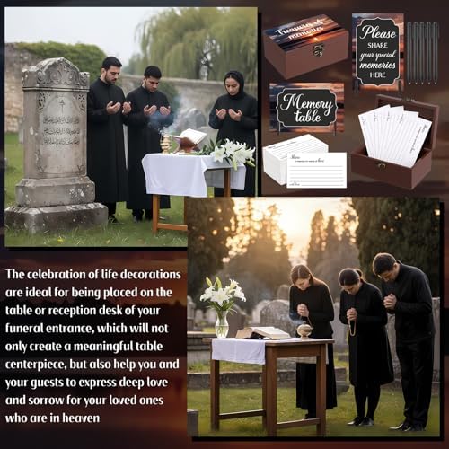 Gilprop 112 Pcs Share a Memory Cards for Celebration of Life, Dusk