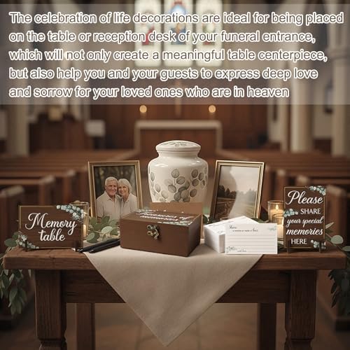 Gilprop 112 Pcs Share a Memory Cards for Celebration of Life, Leaves 2