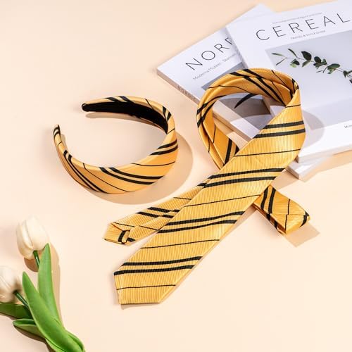 Halloween Wizard Costume Accessories Adult Headband Tie Yellow