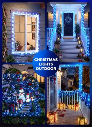 LED Christmas Lights Indoor Outdoor, 33FT 100 Count Mini String Lights