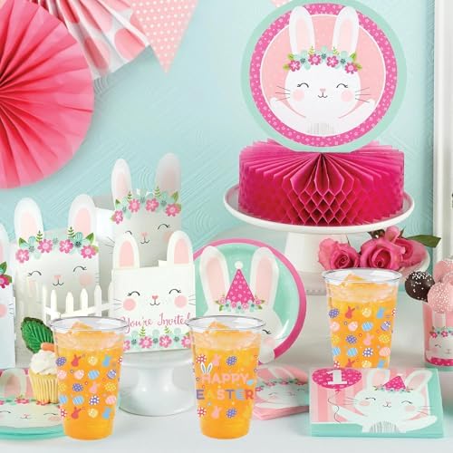 60 Pcs Easter Cups – 16 oz Plastic Disposable Cups