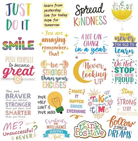 300PCS Motivational Inspirational Quote Stickers for Adults Teens Students