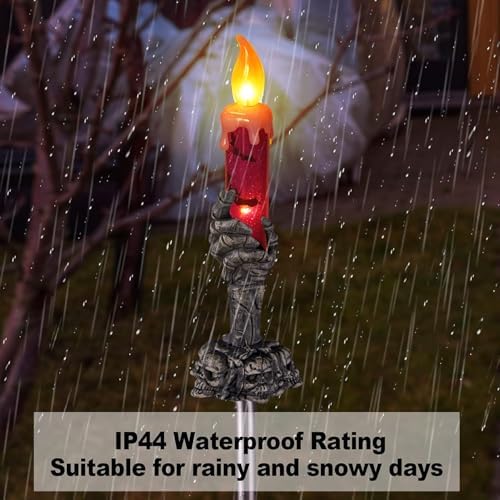 Halloween Decorations Outdoor, Solar Pathway Lights, 10 Pack