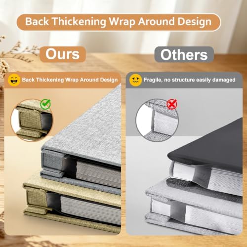 Large Self Adhesive Scrapbook Album, 40 Sheets 80 Pages Photo Book