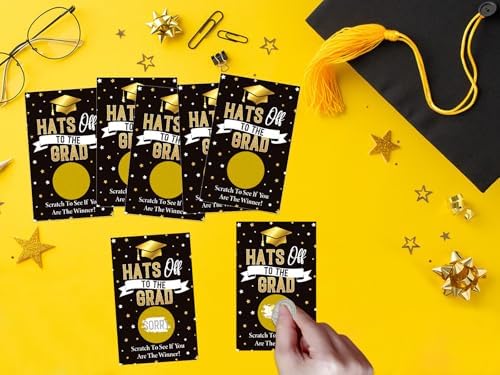 36PCS Graduation Scratch Off Cards - Graduation Party Game Cards Congrats Grad Raffle Tickets Graduation Party Favors Supplies