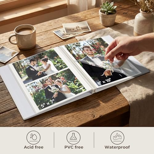 Vienrose Wedding Self Adhesive Photo Album 11x10.7 40 Pages