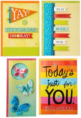 Hallmark All Occasion Handmade Boxed Set of Assorted Greeting Cards with Card Organizer (Pack of 24)—Birthday, Baby, Wedding, Sympathy, Thinking of You, Thank You, Blank