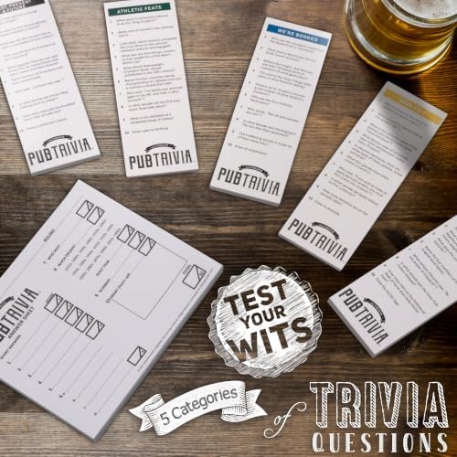 Ultimate Pub Trivia Party Game, Bar-Style Quiz for Adults, Ages 12+