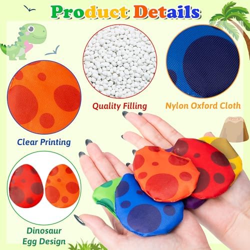 EYxsaxenk Dinosaur Egg Bean Bag for Toss Game Kid Toddler Throwing Game Toy