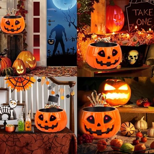 QEQEKAKA Animatronic Halloween Candy Bowl Decorations - Motion Activated