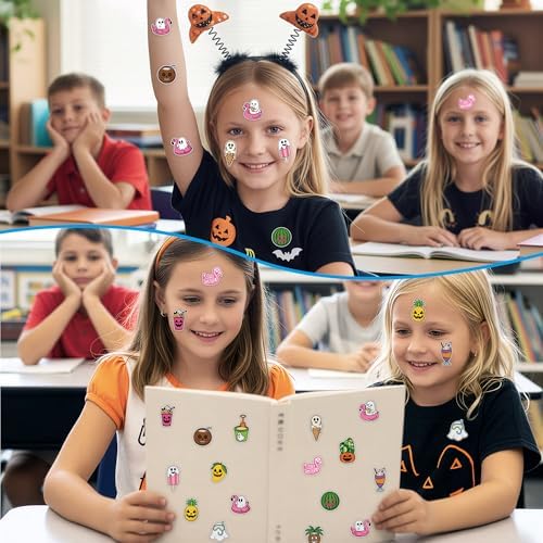 Eartim Summer Spooky Roll Sticker Waterproof Self-Adhesive Decorative Decal