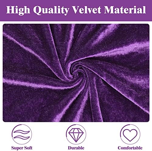 Sarfel Hooded Cloak Velvet Cape with Hood Halloween Capes Women Witch Costume Vampire Cloak Wizard Robe Men Cosplay Costume