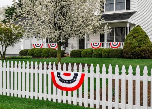 Briarwood Lane Everyday 4th of July Bunting 48" X 24 Patriotic For 4th of July Bunting